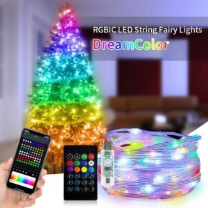 String Fairy Lights LED RGBIC - Bluetooth USB - 5V Dreamcolor - App Remote Control